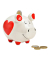 Spardose Schwein (mittel) 10042109 , "rotes Herz ~Aufdruck|ohne|#~"